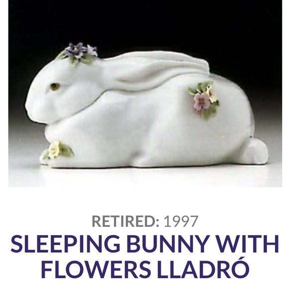 Lladro Floral Rabbit - Picture 12 of 12